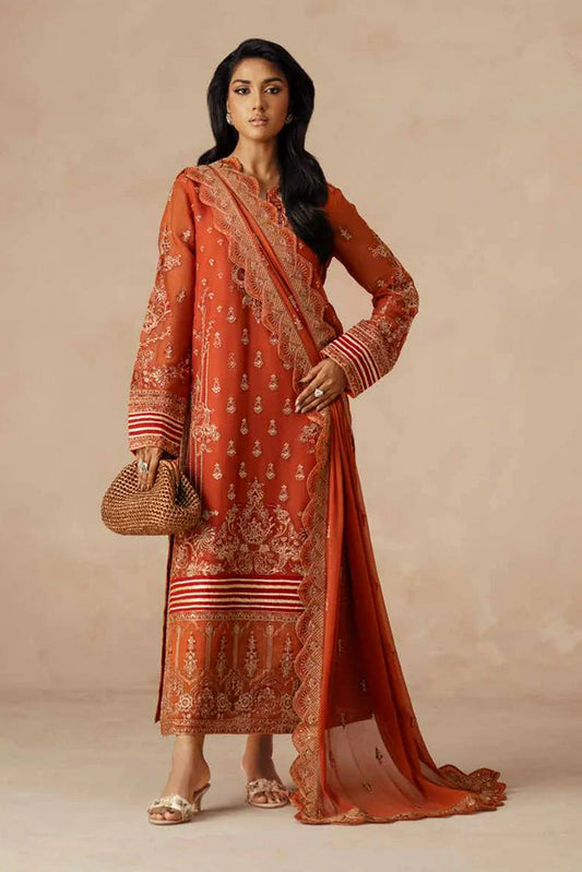 Picture of Freesia - Mehrun Luxury Chiffon Collection - FSU-5610 Roya - Unstitched - Available at Raja Sahib