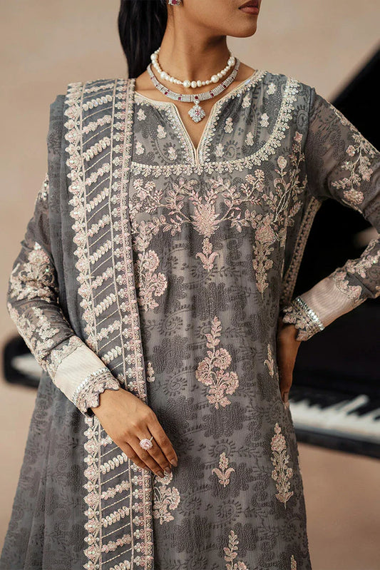 Picture of Freesia - Mehrun Luxury Chiffon Collection - FSU-5613 Darya - Unstitched - Available at Raja Sahib