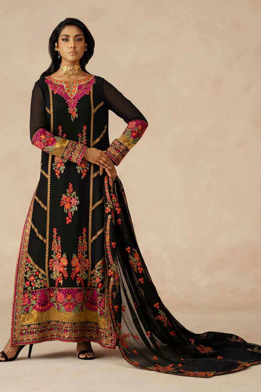 Picture of Freesia - Mehrun Luxury Chiffon Collection - FSU-5615 Azila - Unstitched - Available at Raja Sahib