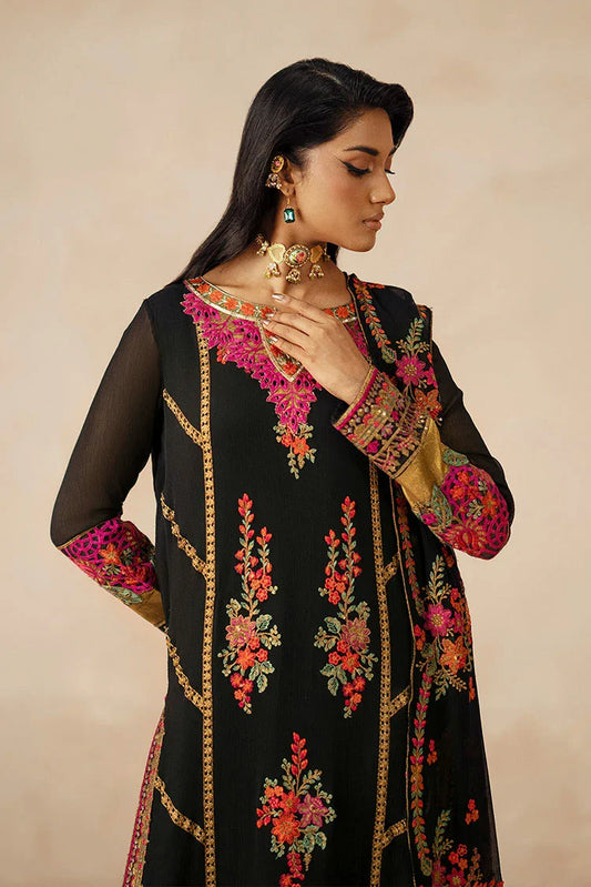 Picture of Freesia - Mehrun Luxury Chiffon Collection - FSU-5615 Azila - Unstitched - Available at Raja Sahib