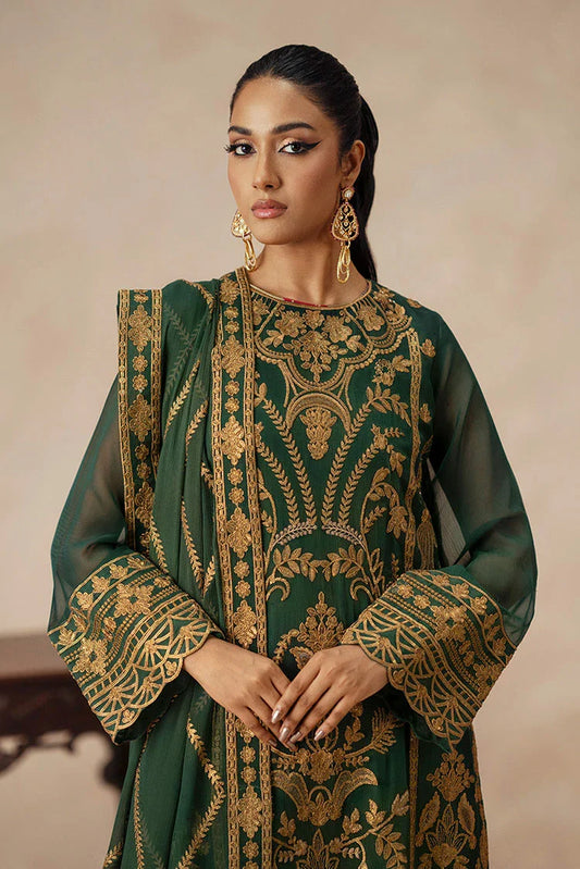 Picture of Freesia - Mehrun Luxury Chiffon Collection - FSU-5618 Jasmine - Unstitched - Available at Raja Sahib