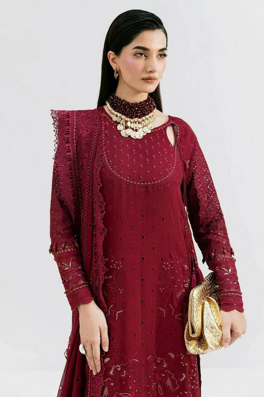 Picture of Serene - Luxe Collection - S-1089 Scarlet - Unstitched - Available at Raja Sahib