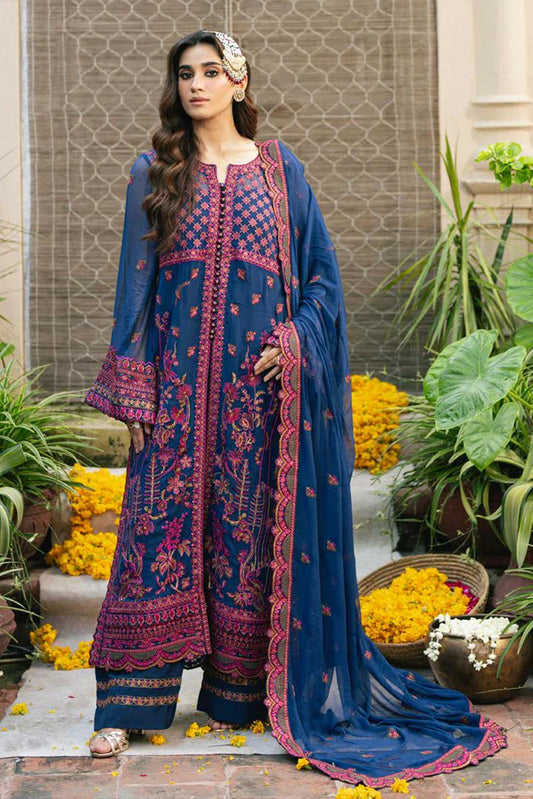 Picture of Freesia - Gulnaar Luxury Chiffon Collection - Roksana-FSU-5653 - Unstitched - Available at Raja Sahib