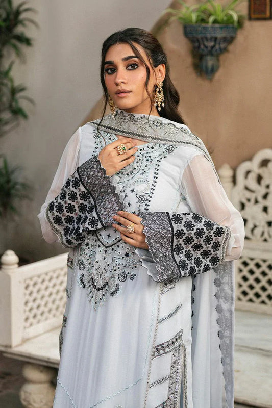 Picture of Freesia - Gulnaar Luxury Chiffon Collection - Liliya-FSU-5657 - Unstitched - Available at Raja Sahib