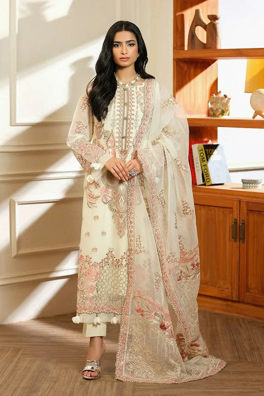 Picture of Waresha - Formal Era Collection - WFE-04-PEARL MIRAGE - Unstitched - Available at Raja Sahib