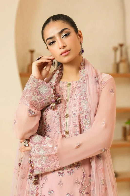 Picture of Waresha - Formal Era Collection - WFE-06-PETAL HAZE - Unstitched - Available at Raja Sahib