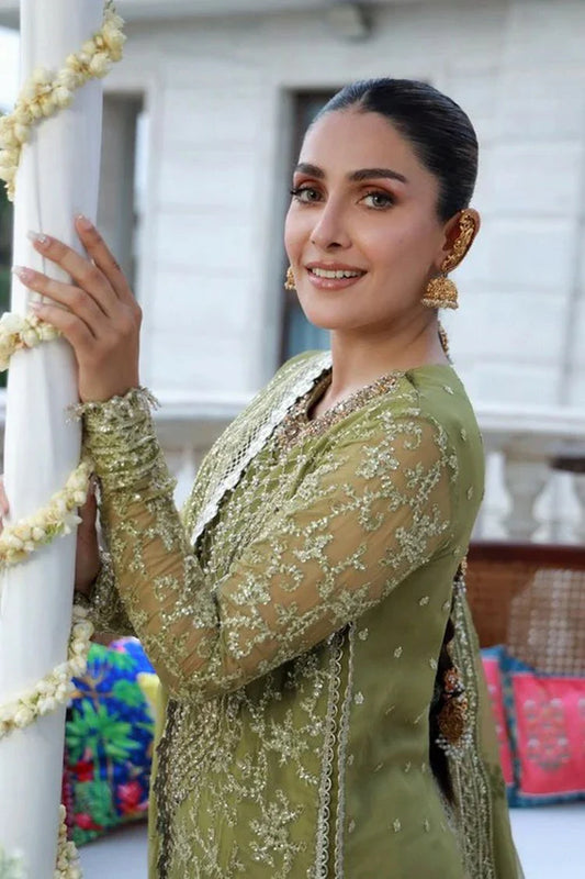 Picture of Gulmina - Luxury Handwork Chiffon Collection - 08-Abeeha - Unstitched - Available at Raja Sahib