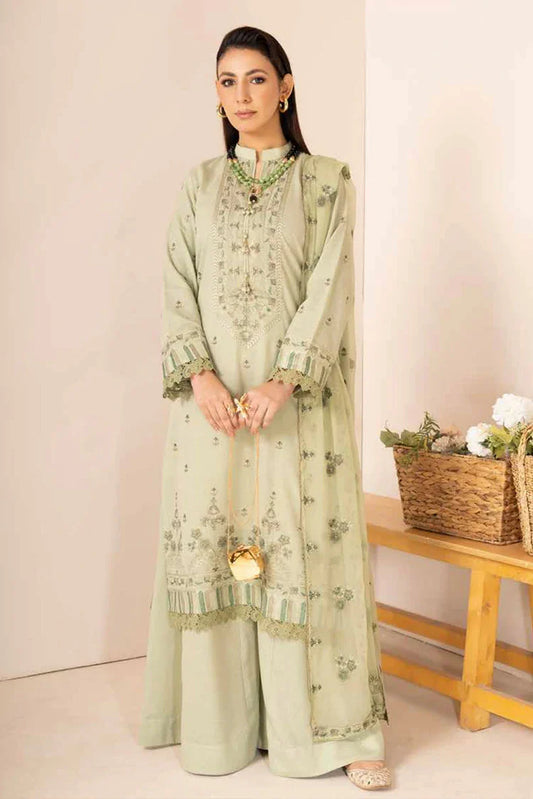 Picture of Noor e Fajar - Hania Embroidered Karandi Collection - KR-190 - Unstitched - Available at Raja Sahib