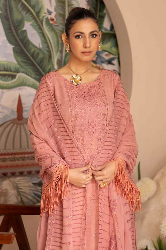 Picture of Noor e Fajar - Hania Embroidered Karandi Collection - KR-199 - Unstitched - Available at Raja Sahib