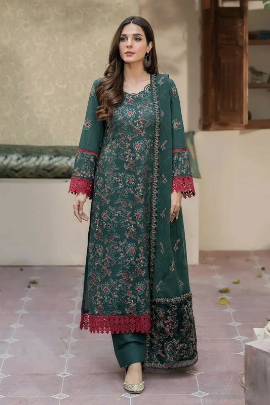 Picture of Noor e Fajar - Mehru Embroidered Karandi Collection - KR-178 - Unstitched - Available at Raja Sahib