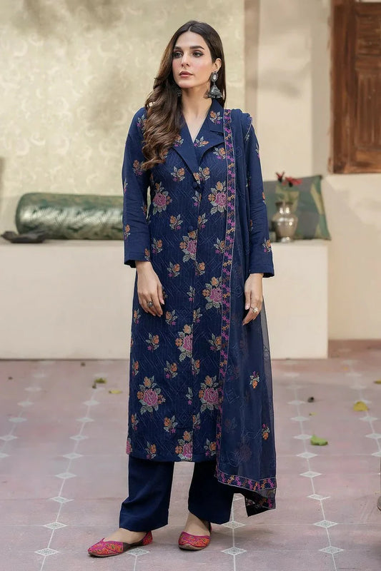 Picture of Noor e Fajar - Mehru Embroidered Karandi Collection - KR-182 - Unstitched - Available at Raja Sahib
