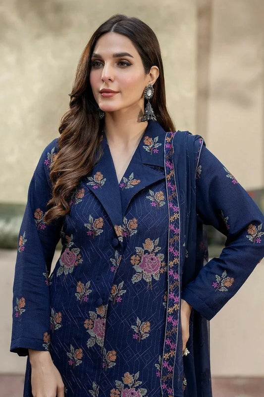 Picture of Noor e Fajar - Mehru Embroidered Karandi Collection - KR-182 - Unstitched - Available at Raja Sahib