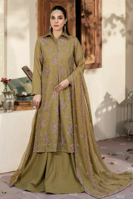 Picture of Noor e Fajar - Mehru Embroidered Karandi Collection - KR-185 - Unstitched - Available at Raja Sahib