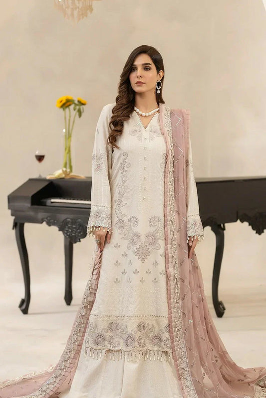 Picture of Raeesa - Dehleez Embroidered Karandi Collection - DK-005 - Unstitched - Available at Raja Sahib
