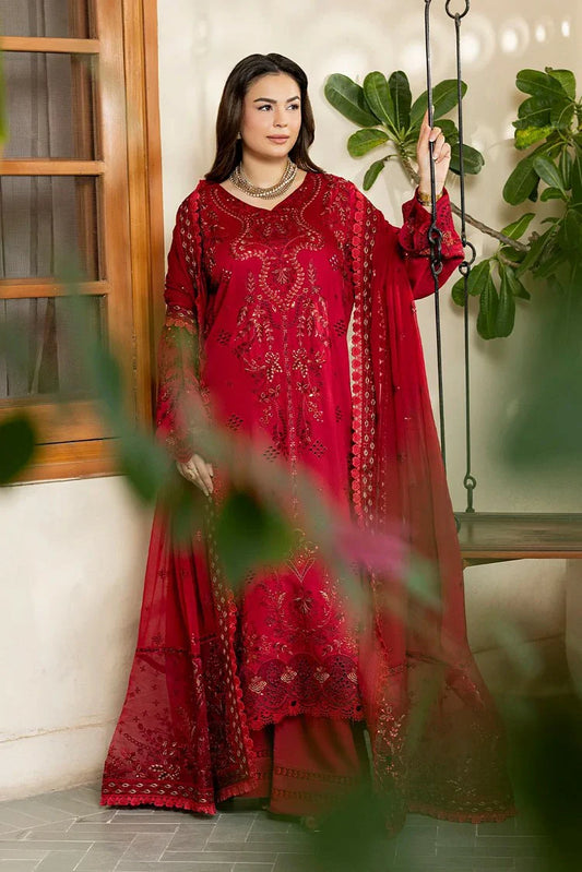 Picture of Raeesa - Seraya Embroidered Viscose Silk Collection - SR-03 - Unstitched - Available at Raja Sahib