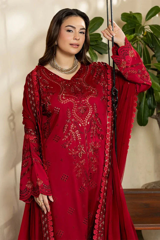 Picture of Raeesa - Seraya Embroidered Viscose Silk Collection - SR-03 - Unstitched - Available at Raja Sahib