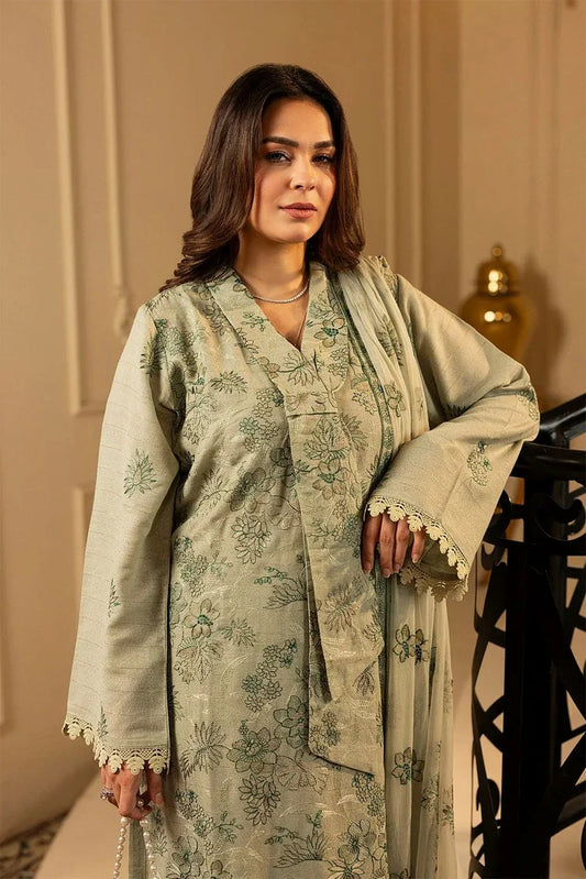 Picture of Noor e Fajar - Shahtaj Embroidered Karandi Collection - KR-200 - Unstitched - Available at Raja Sahib