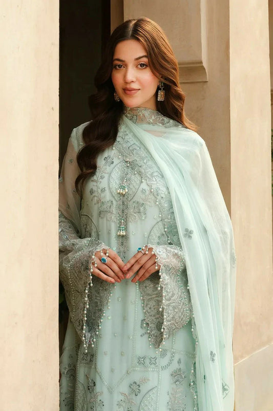 Picture of Raeesa - Inayat Luxury Embroidered Chiffon Collection - HU-51 - Unstitched - Available at Raja Sahib