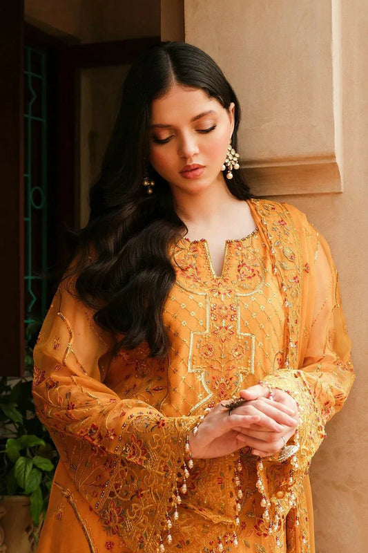 Picture of Raeesa - Inayat Luxury Embroidered Chiffon Collection - HU-54 - Unstitched - Available at Raja Sahib