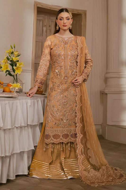 Picture of Raeesa - Ada Luxury Chiffon Collection - HU-42 Shamsi - Unstitched - Available at Raja Sahib