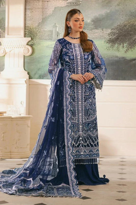 Picture of Raeesa - Ada Luxury Chiffon Collection - HU-48 Meeri - Unstitched - Available at Raja Sahib