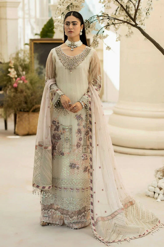 Picture of Raeesa - Dehleez Luxury Chiffon Collection Vol 2 - DL-1018 Mehtaab - Unstitched - Available at Raja Sahib