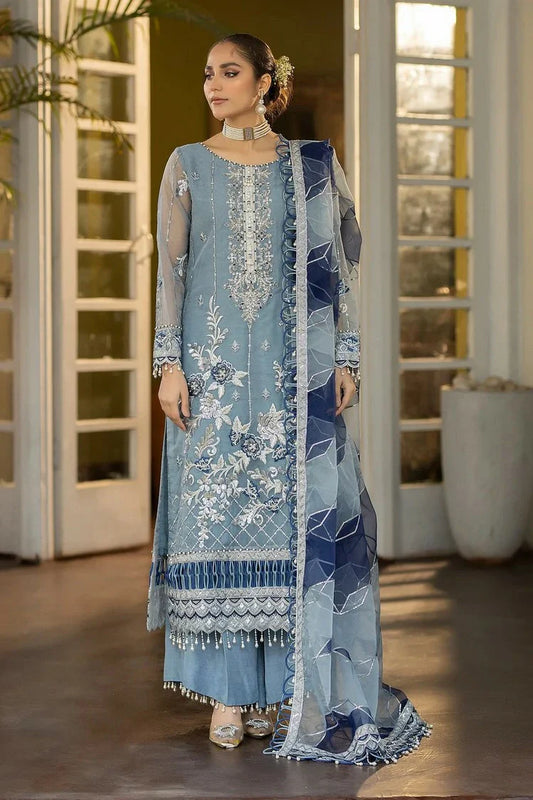 Picture of Raeesa - Dehleez Luxury Chiffon Collection Vol 3 - DL-1028-Khayali - Unstitched - Available at Raja Sahib