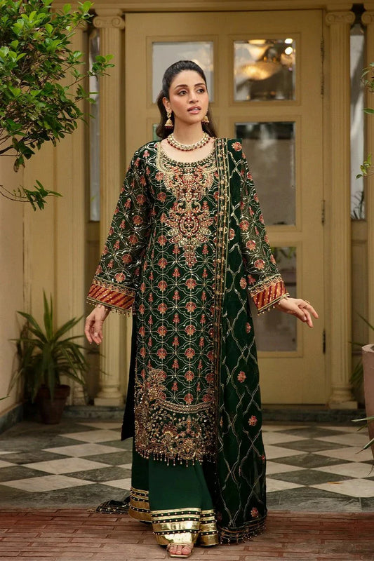 Picture of Raeesa - Dehleez Luxury Chiffon Collection Vol 4 - D-1038 - Unstitched - Available at Raja Sahib