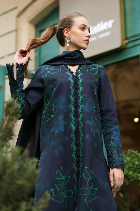 Picture of Rang Rasiya - Lifestyle Winter Edit - D02-Midnight - Unstitched - Available at Raja Sahib