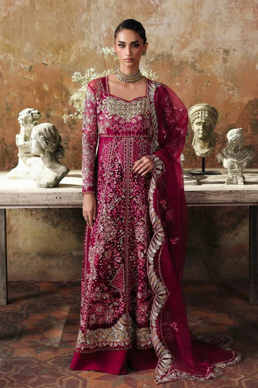 Picture of Rajbari - Sage Luxury Formals - D 06-Rosette - Unstitched - Available at Raja Sahib