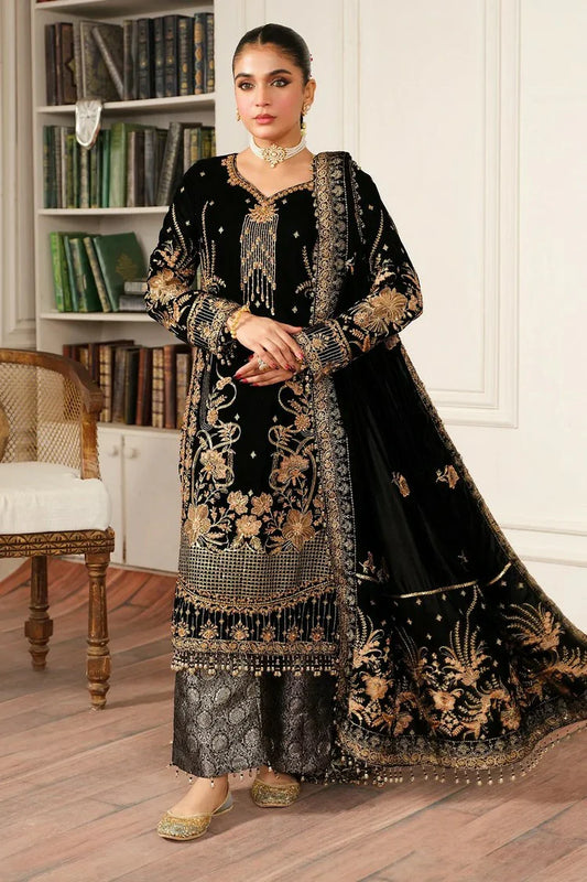 Picture of Raeesa - Sheen Luxury Velvet - HV-02-Naz - Unstitched - Available at Raja Sahib