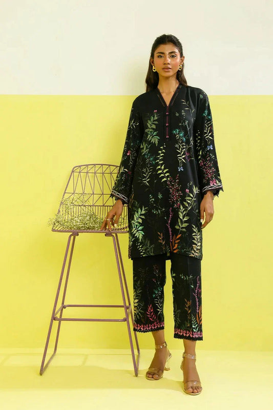 Picture of Sahar - Elara Fall Winter 2 Piece Printed Collection - AW1-25-21-Twilight Petals - Unstitched - Available at Raja Sahib