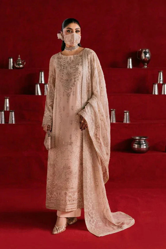 Picture of Flossie - Kohinoor Luxury Chiffon Collection - KOH-101 - Unstitched - Available at Raja Sahib