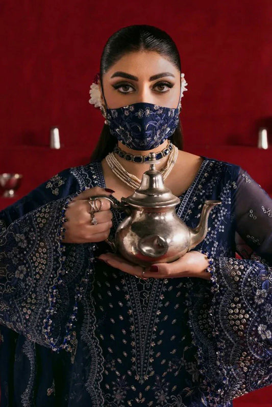 Picture of Flossie - Kohinoor Luxury Chiffon Collection - KOH-103 - Unstitched - Available at Raja Sahib