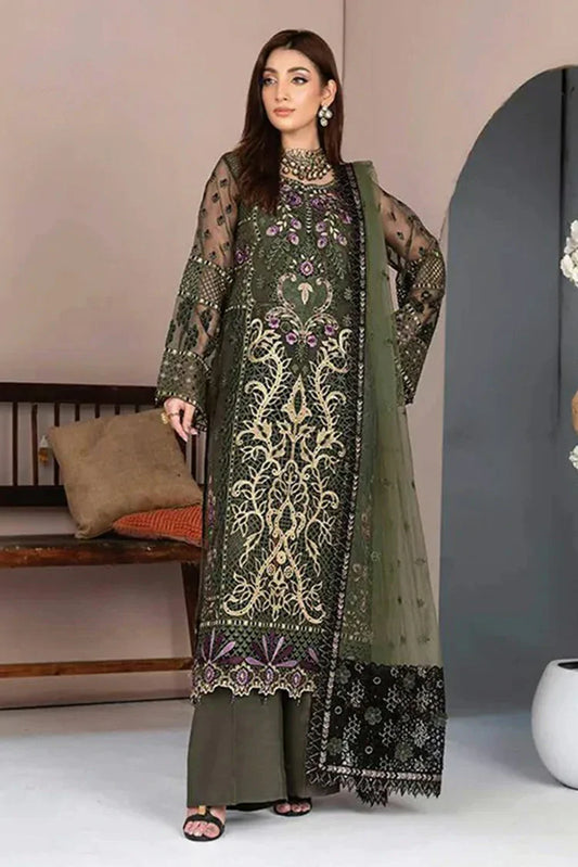 Picture of Janique - JJ Embellish Luxury Collection Vol 10 - Design 04 - Unstitched - Available at Raja Sahib