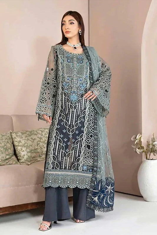 Picture of Janique - JJ Embellish Luxury Collection Vol 10 - Design 06 - Unstitched - Available at Raja Sahib