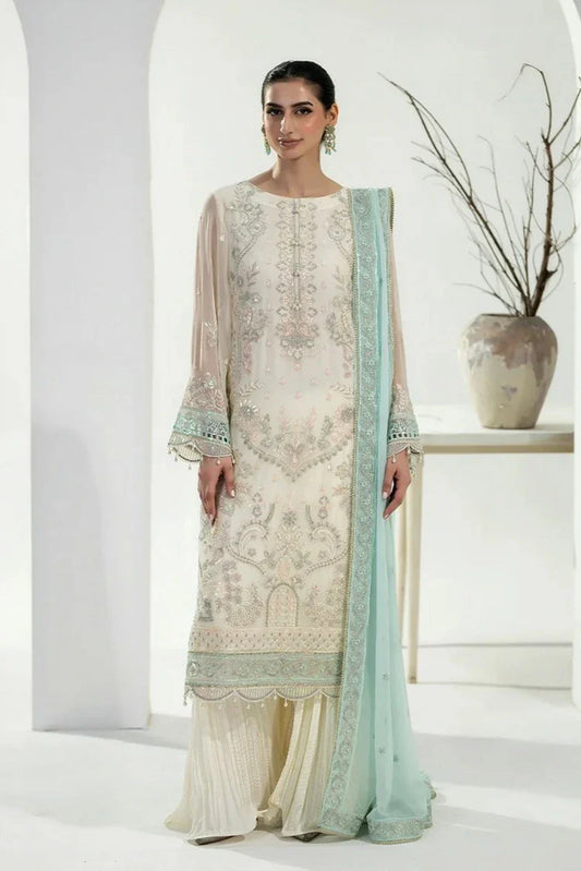 Picture of Noor e Fajar - Zahra Luxury Festive Chiffon Collection - ZR-04 - Unstitched - Available at Raja Sahib