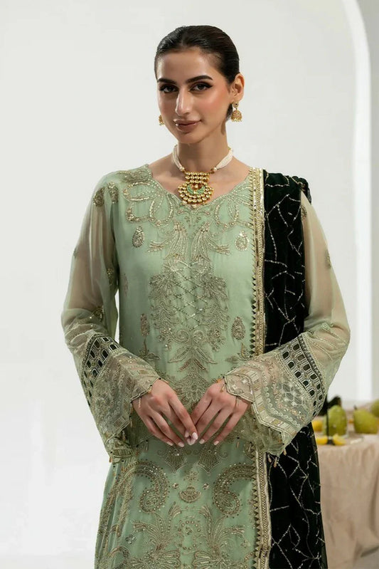 Picture of Noor e Fajar - Zahra Luxury Festive Chiffon Collection - ZR-06 - Unstitched - Available at Raja Sahib