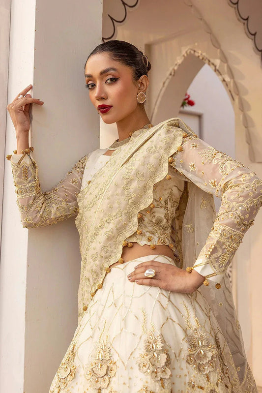 Picture of Tessa - Bridal Wear Dresses Collection - Gull e Rana (D-06 Off White Mexi) - Unstitched - Available at Raja Sahib