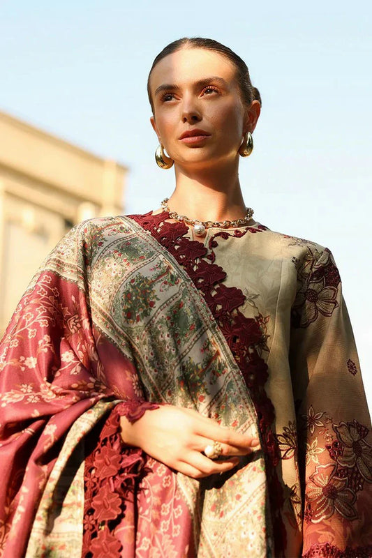 Picture of Rang Rasiya - Carnation Winter Luxury Shawl Edit - 08 Chai - Unstitched - Available at Raja Sahib
