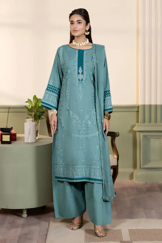 Picture of Noor e Fajar - Nisha Embroidered Winter Raw Silk Collection - IS-010 - Unstitched - Available at Raja Sahib