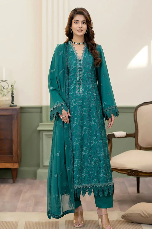 Picture of Noor e Fajar - Nisha Embroidered Winter Raw Silk Collection - IS-006 - Unstitched - Available at Raja Sahib