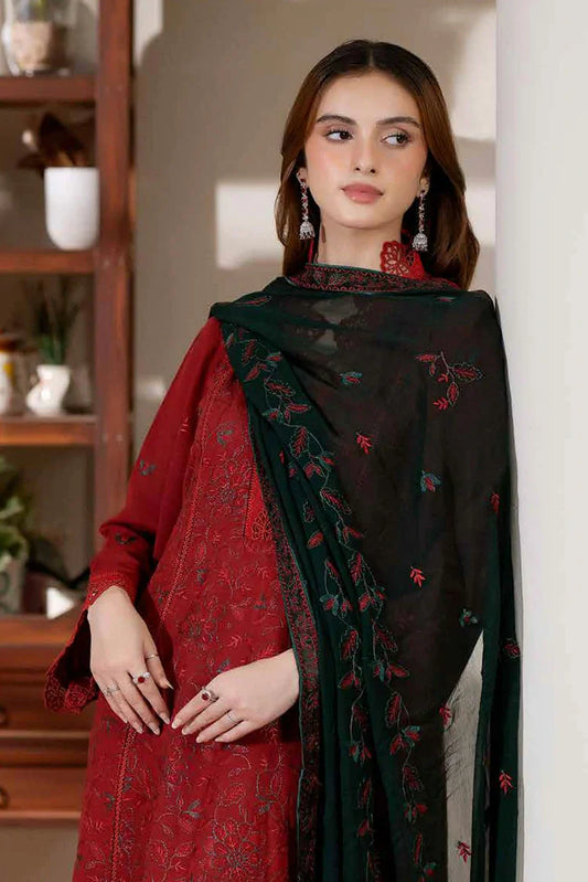 Picture of Noor e Fajar - Miraal Embroidered Plain Karandi Collection - KR-245 - Unstitched - Available at Raja Sahib