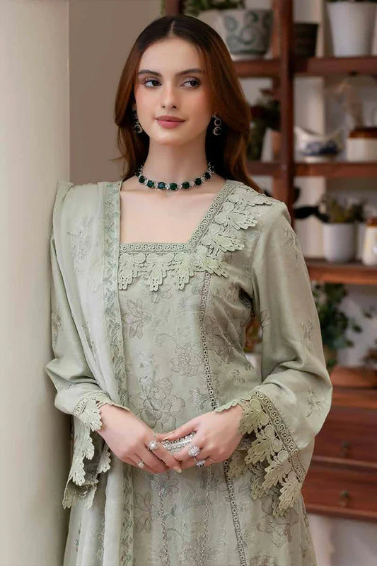 Picture of Noor e Fajar - Miraal Embroidered Plain Karandi Collection - KR-246 - Unstitched - Available at Raja Sahib