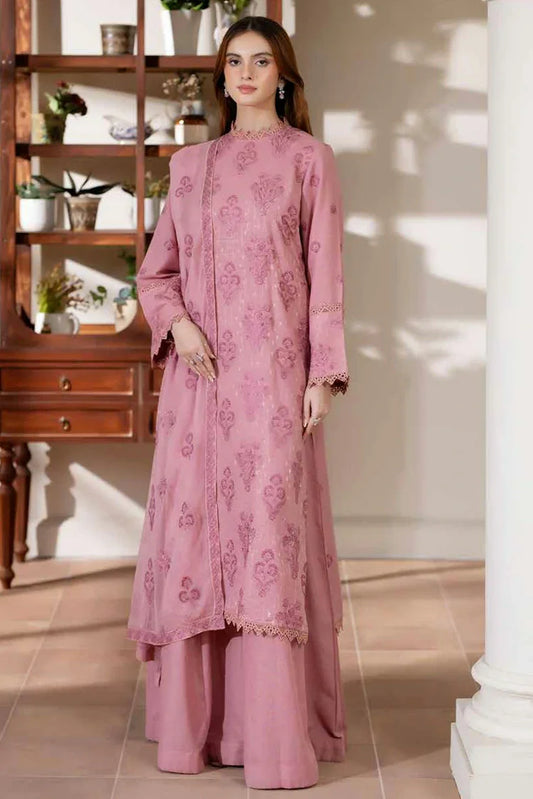 Picture of Noor e Fajar - Miraal Embroidered Plain Karandi Collection - KR-254 - Unstitched - Available at Raja Sahib