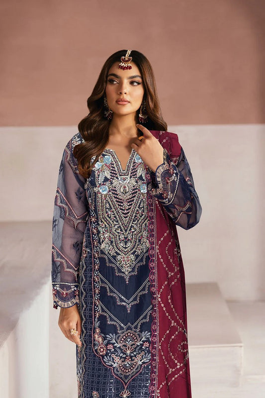 Ramsha - Minhal Embroidered Collection Vol 13 - M-1304 - Unstitched