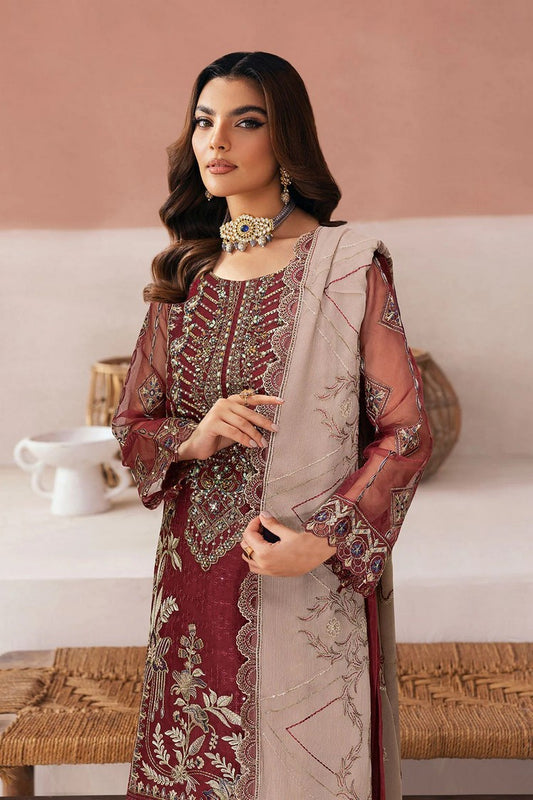 Ramsha - Minhal Embroidered Collection Vol 13 - M-1308 - Unstitched