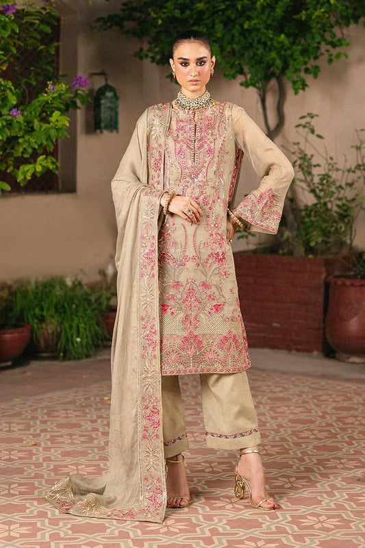 Freesia - Amel Luxury Chiffon Collection - GANDHARIKA-FSU5643 - Unstitched