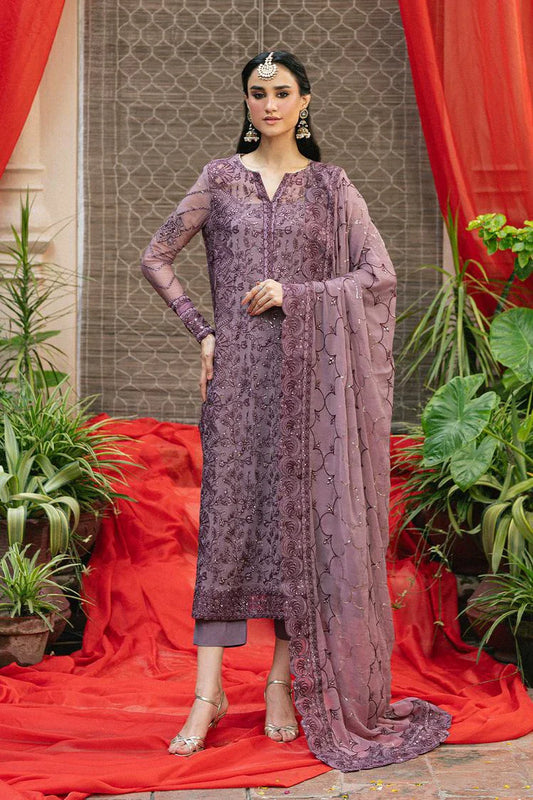 Freesia - Amel Luxury Chiffon Collection - GEETANJALI-FSU5649 - Unstitched