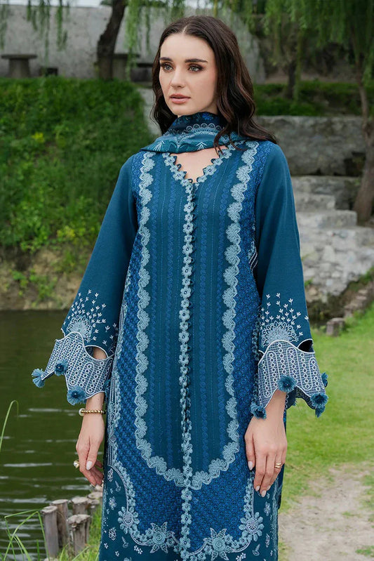 Faiza Faisal - Dastaan Khaddar Collection - 460-EVARA - Unstitched